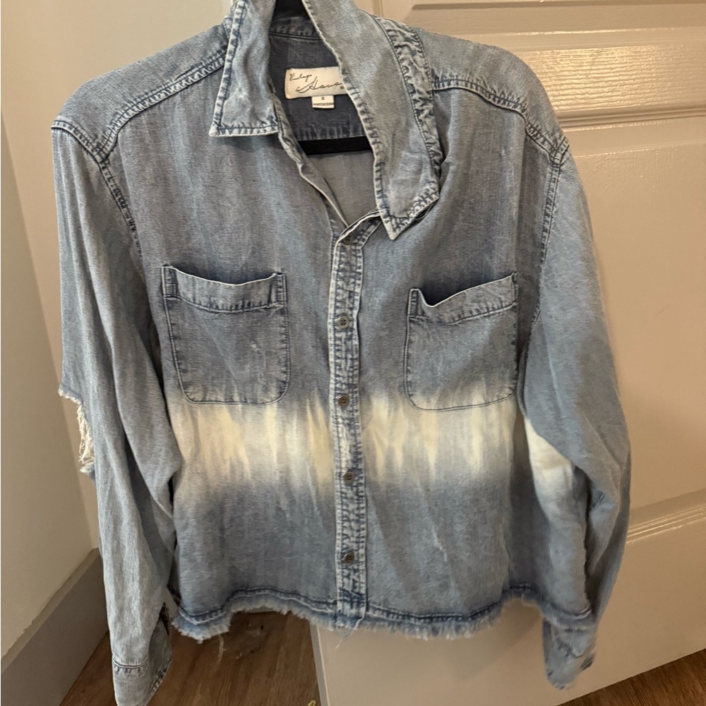 Savannah Vintage Light Blue Denim Shirt